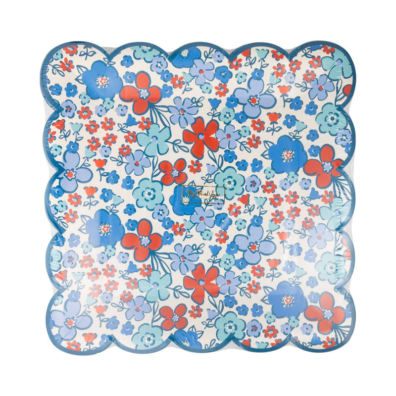 Floral Americana 9" Plate