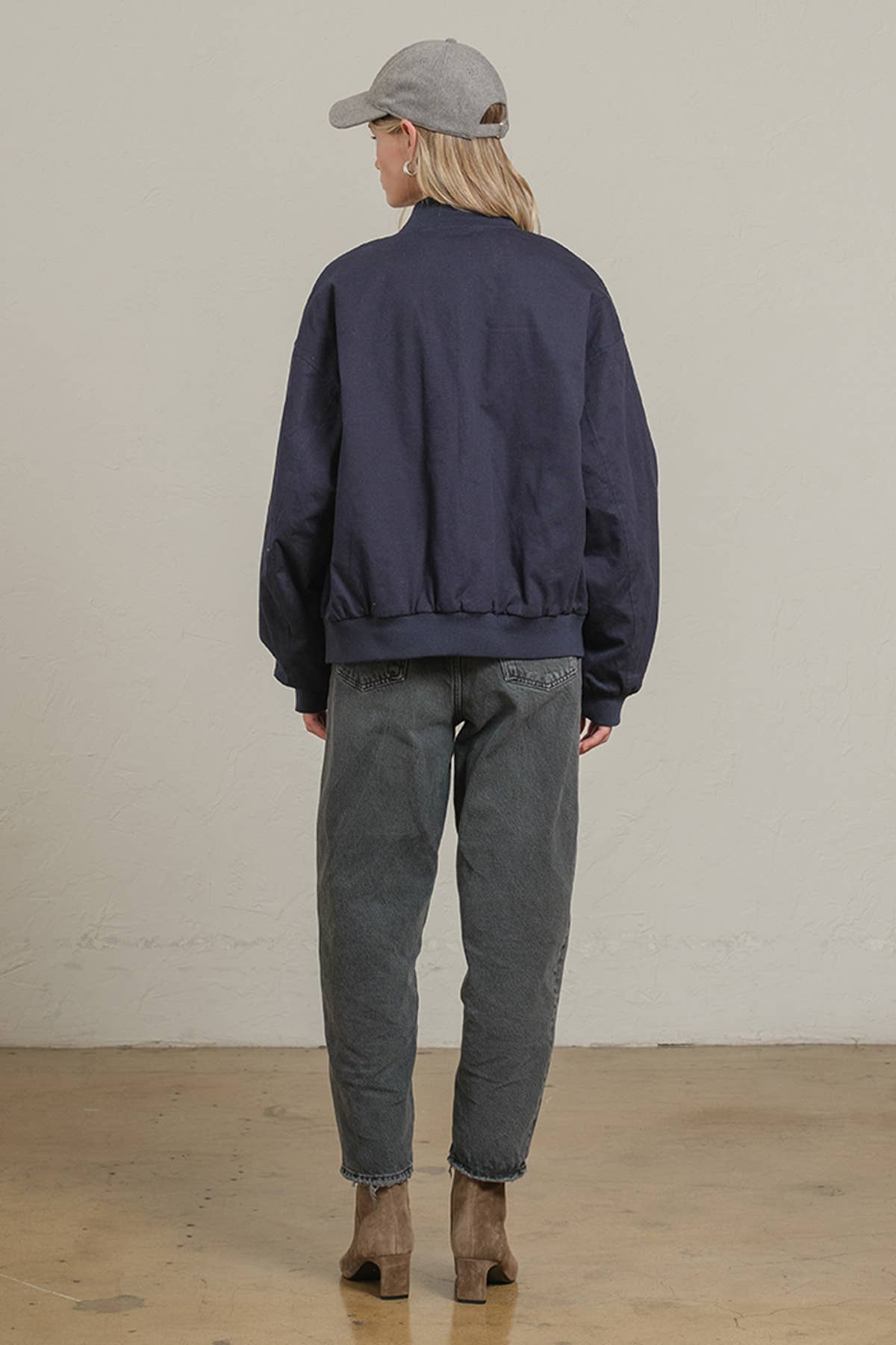 NEW YORK Patchwork Varsity Jacket