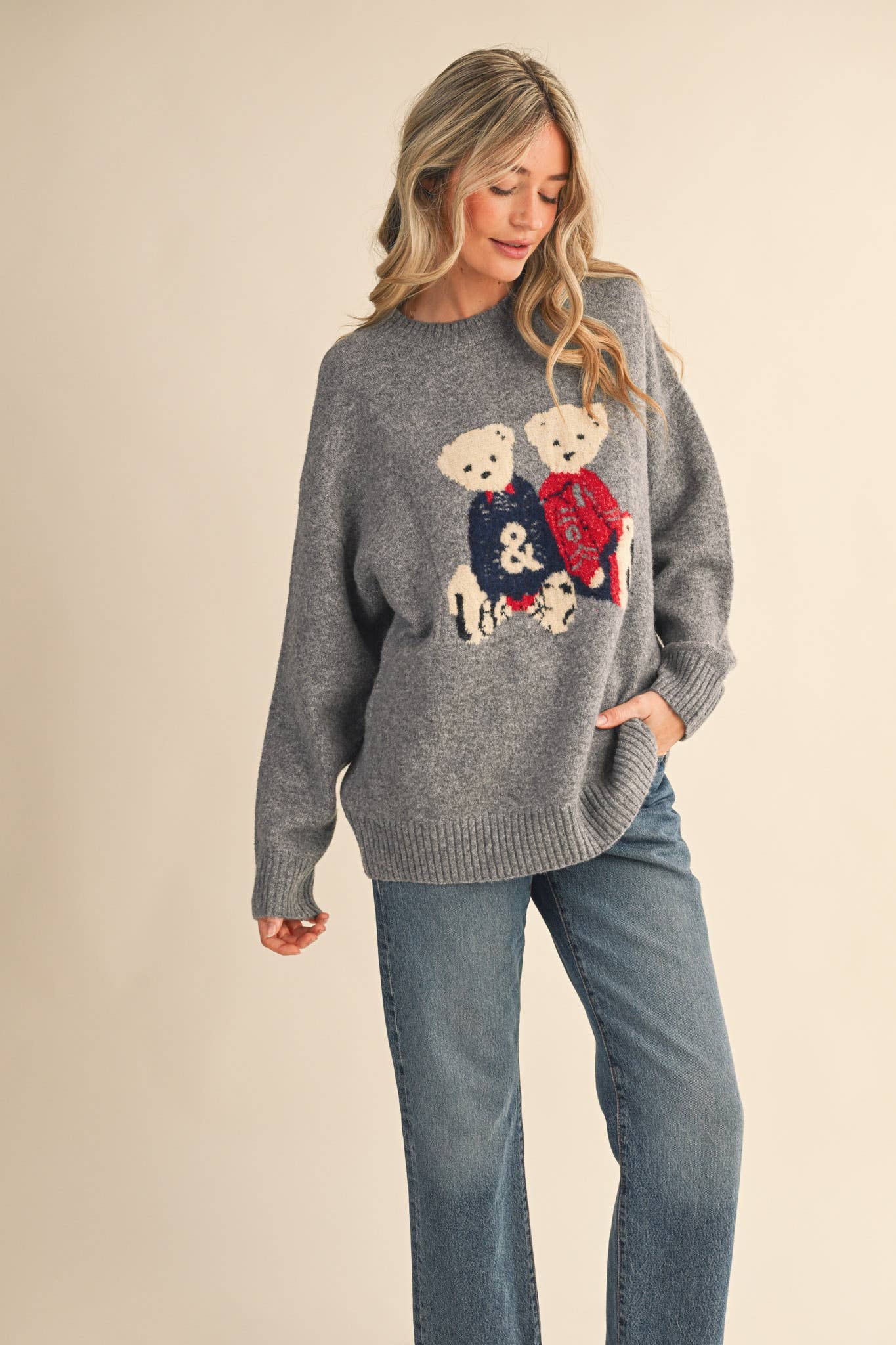 Teddy Bear Pullover Sweater