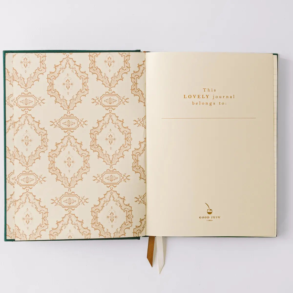 Golden Thistle Bookcloth Hardcover Notebook