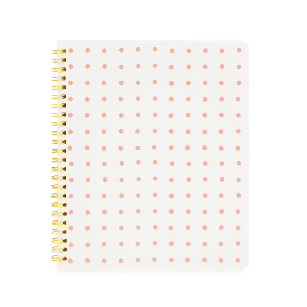 Spiral Notebook, Rose Dot