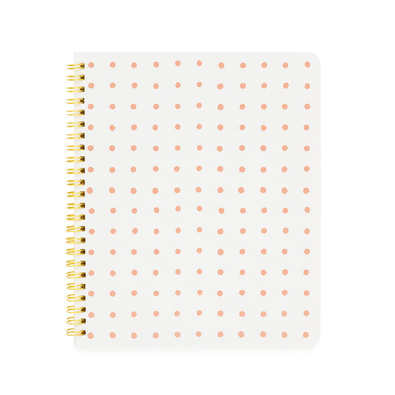 Spiral Notebook, Rose Dot