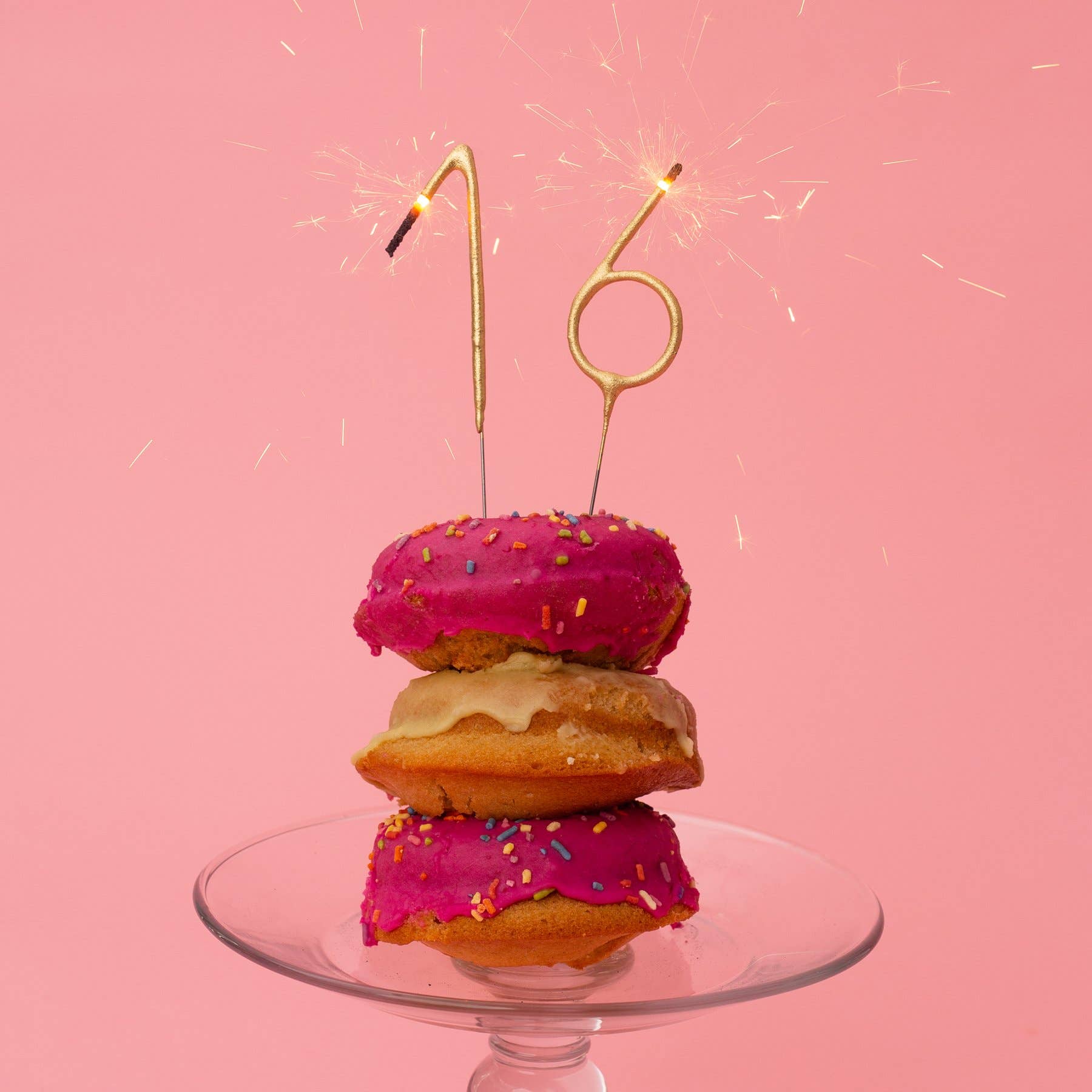 Big 8" Gold Number Sparkler