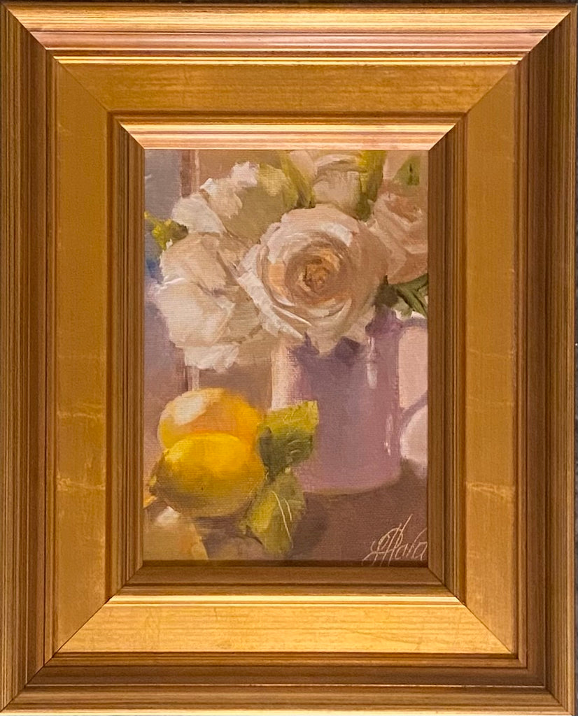 White Roses and Lemons