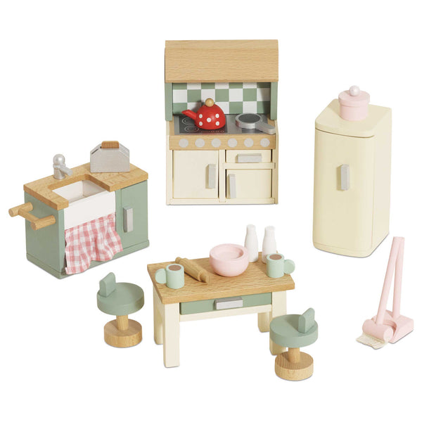 Wooden Dolls House Kitchen Furniture