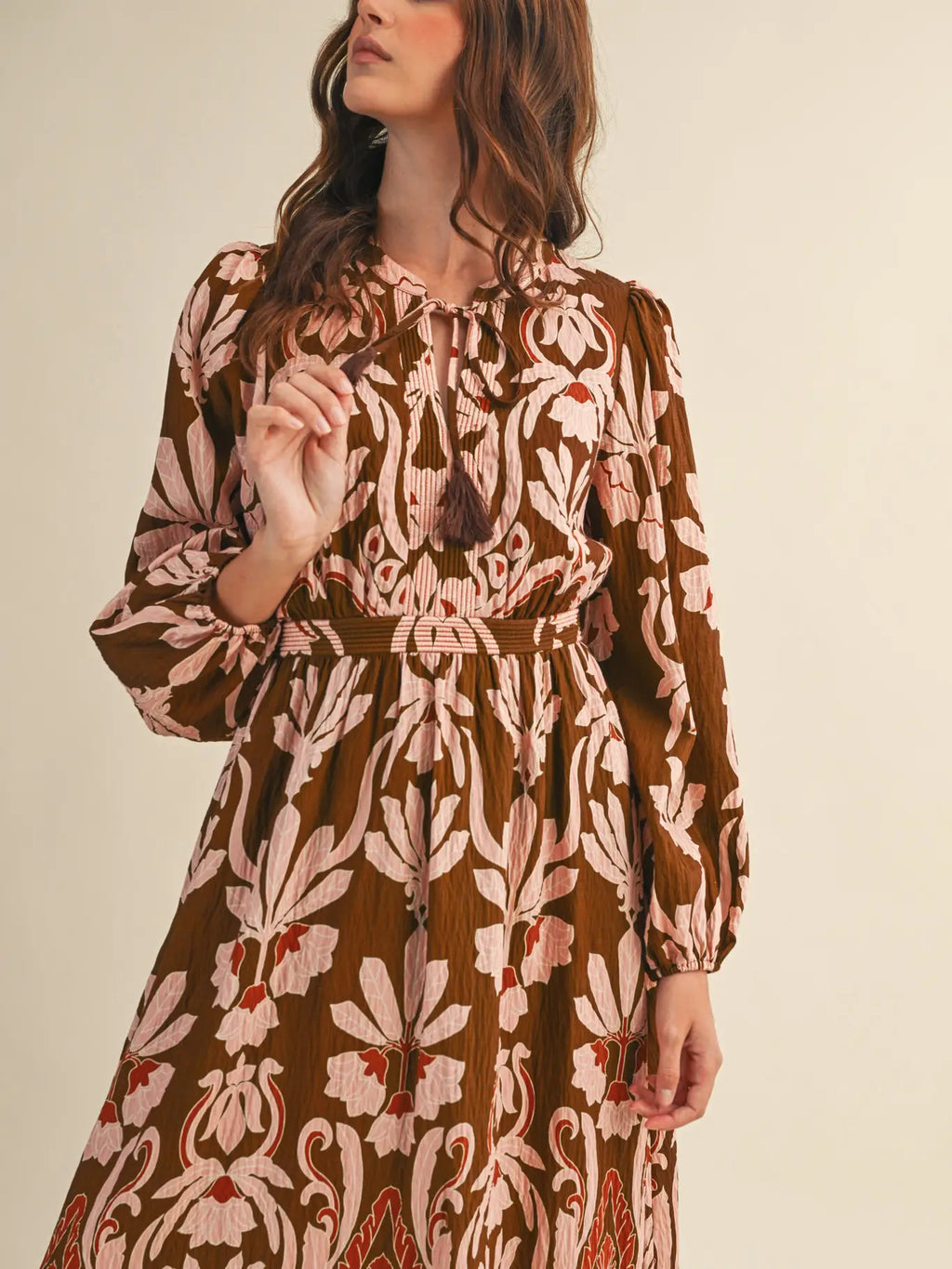 Floral Print Midi Dress