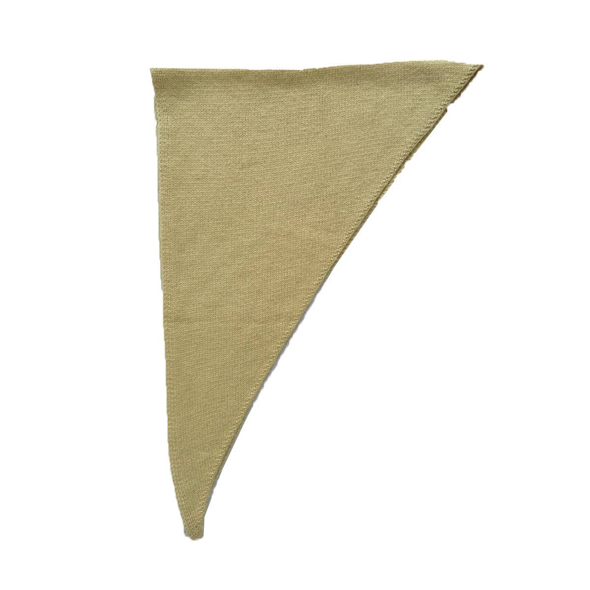 Wool Blend Rabbit Hair Triangle Scarf