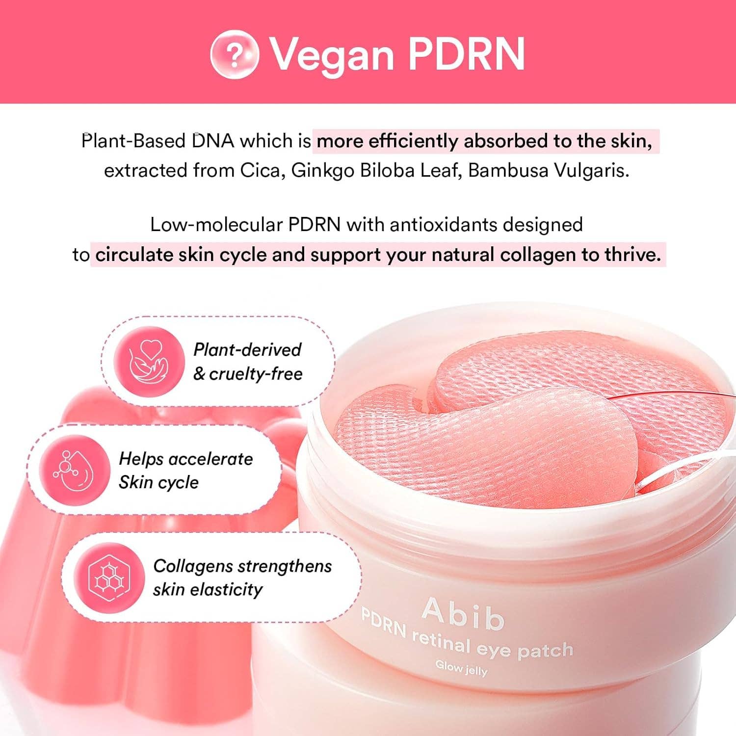 ABIB PDRN Retinal Hydrogel Eye Patches