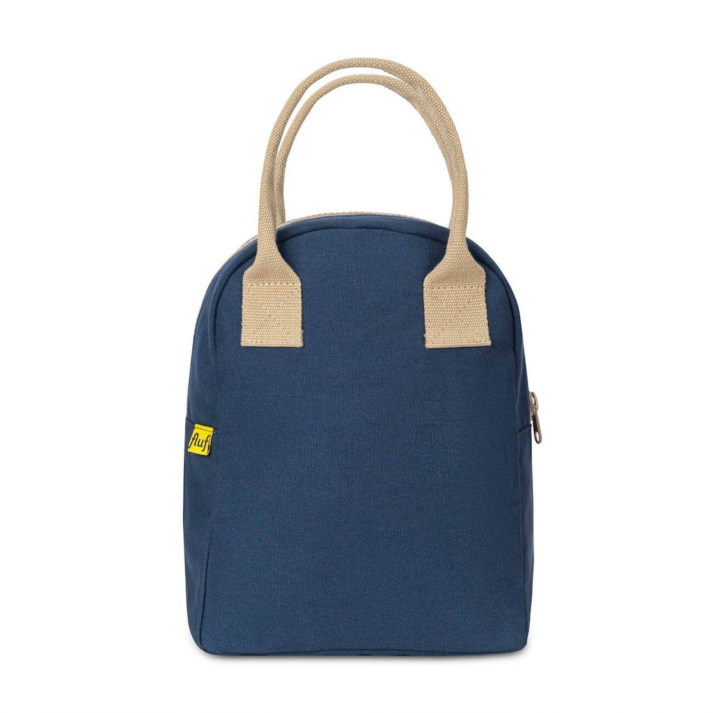 Classic Navy Zipper Lunch Bag