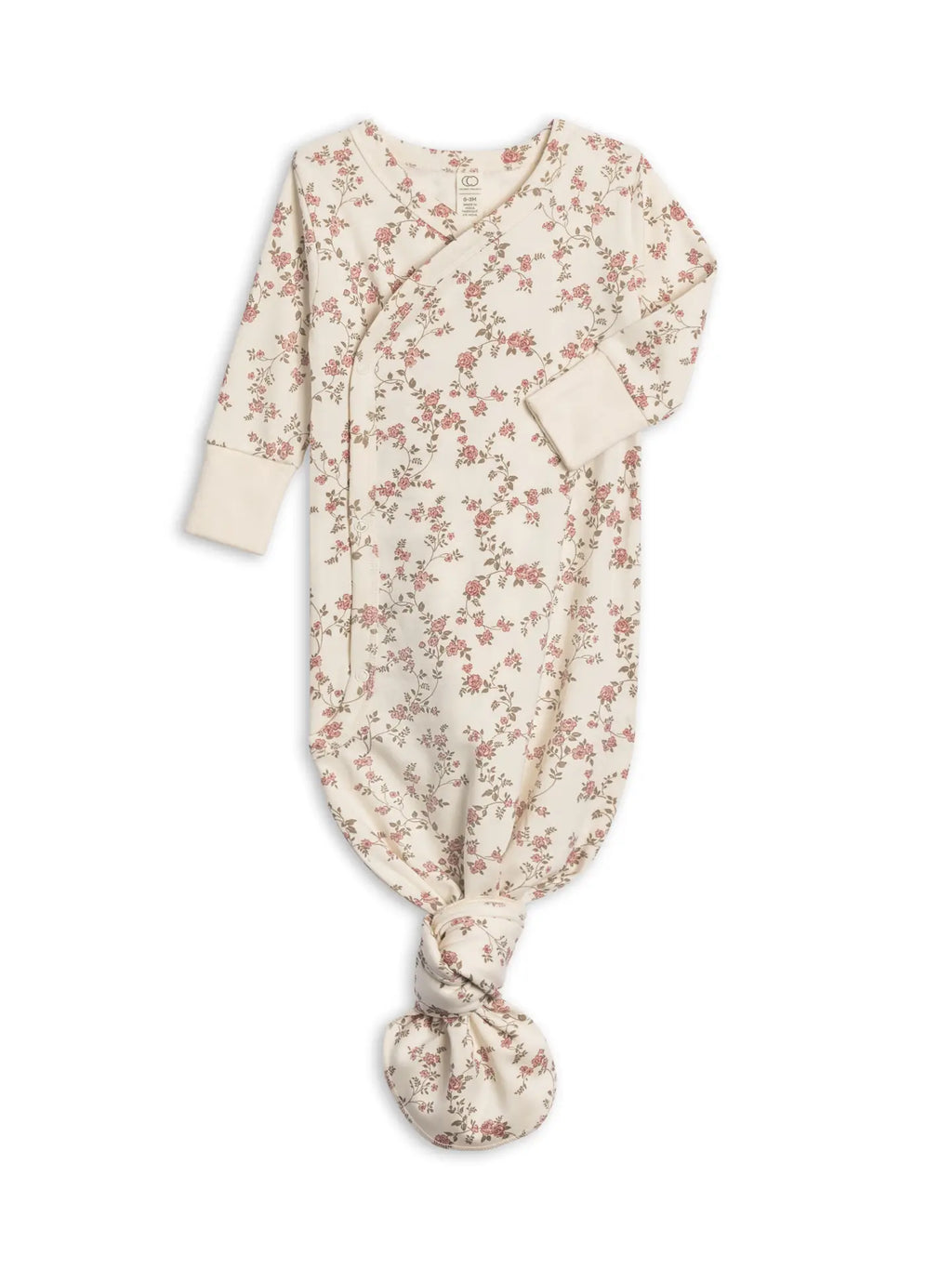 Organic Newborn Indy Kimono Gown