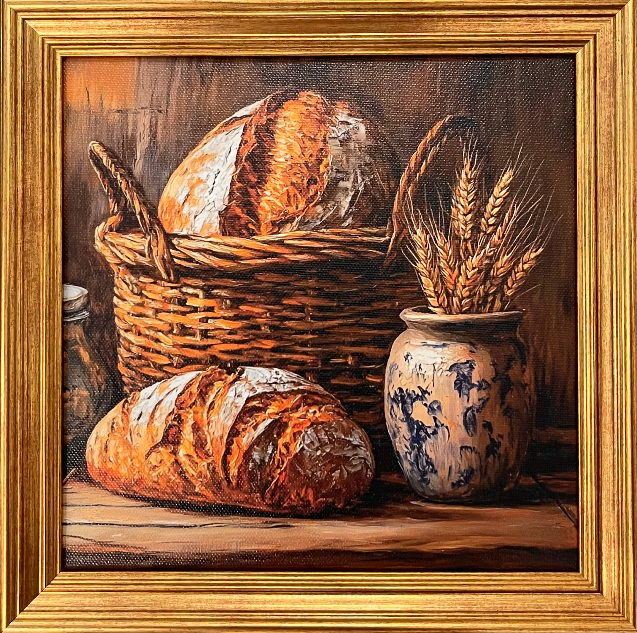Sour Dough in a Basket