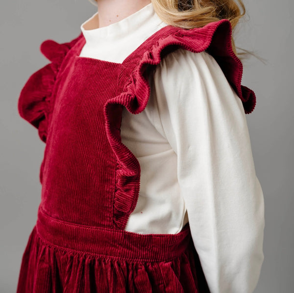 Corduroy Ruffle Jumper