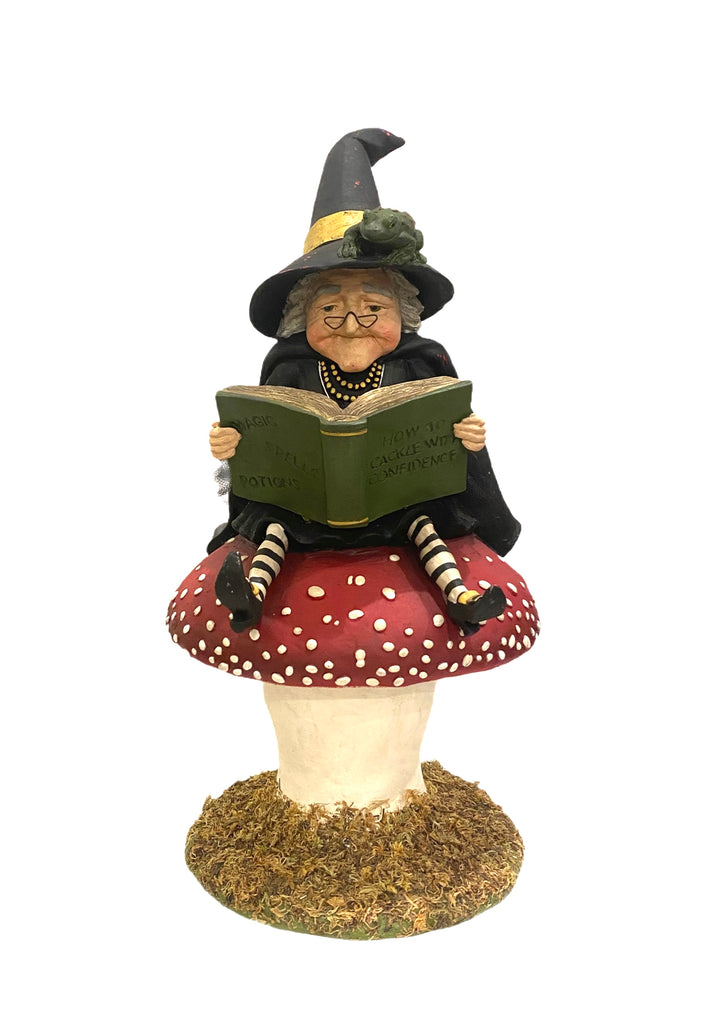 Bethany Lowe How to Cackle Witch on Mushroom