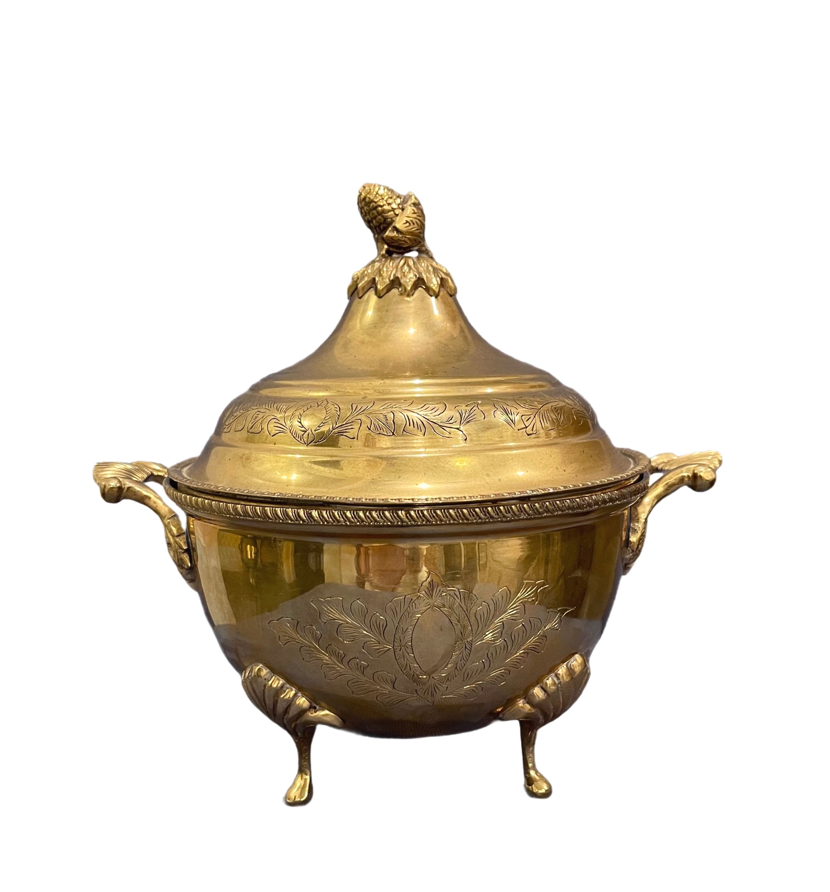 Acorn Finial Jardiniere Compote Bowl