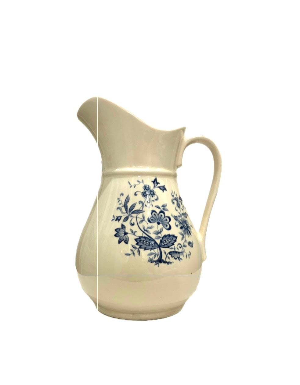 Blue Onion Lionstone Vase