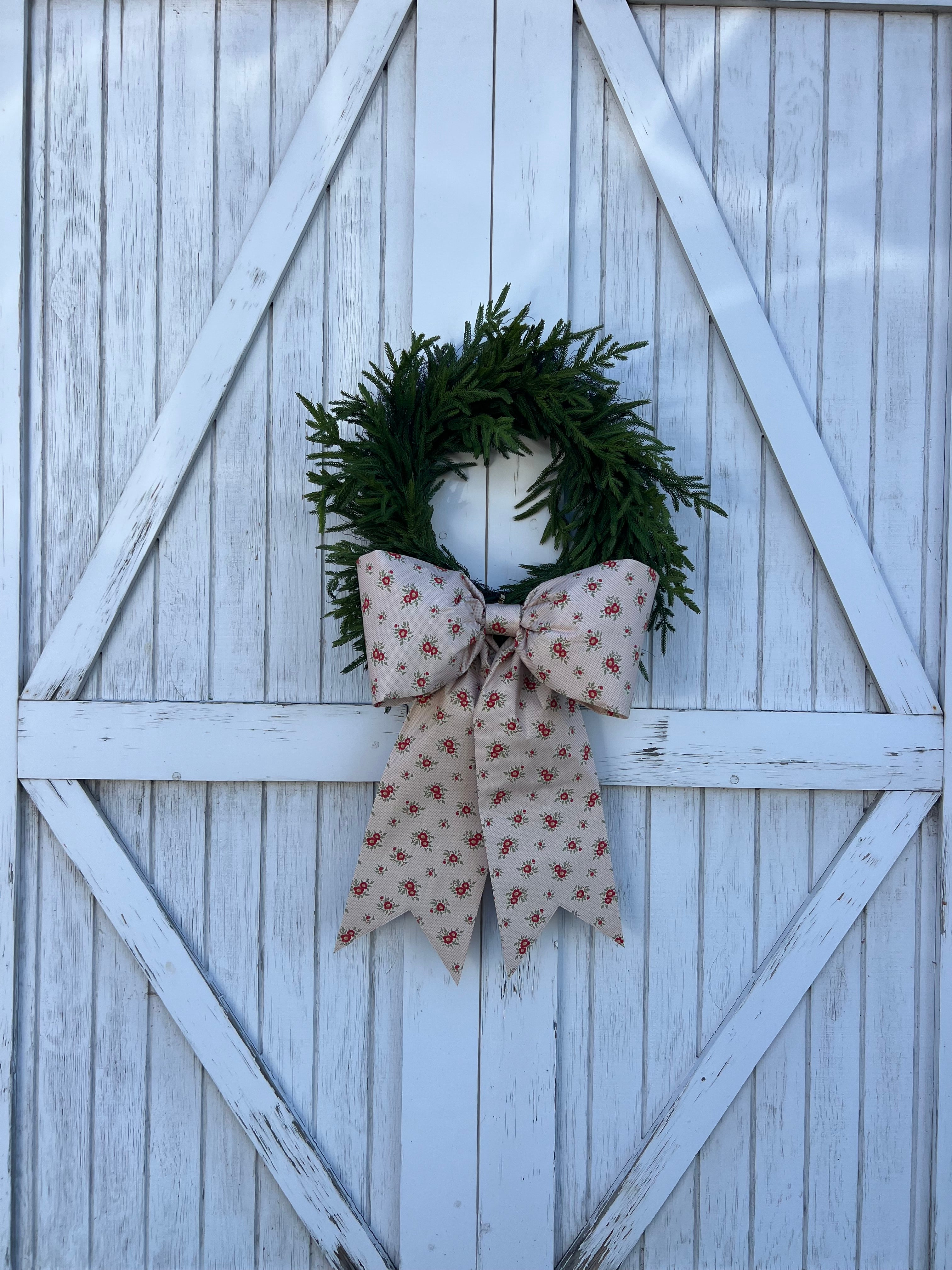 Floral and Berry Bow