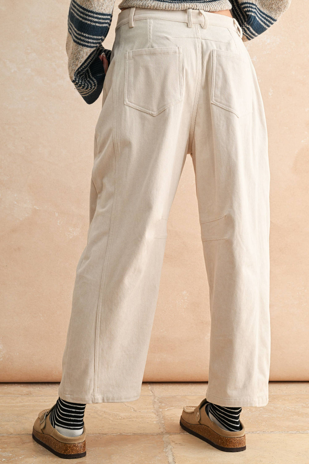 Corduroy Barrel Pants