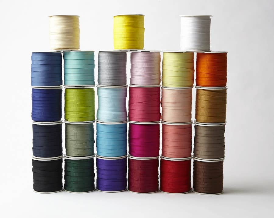 Slate Blue 225 Denier Classic Grosgrain Ribbon