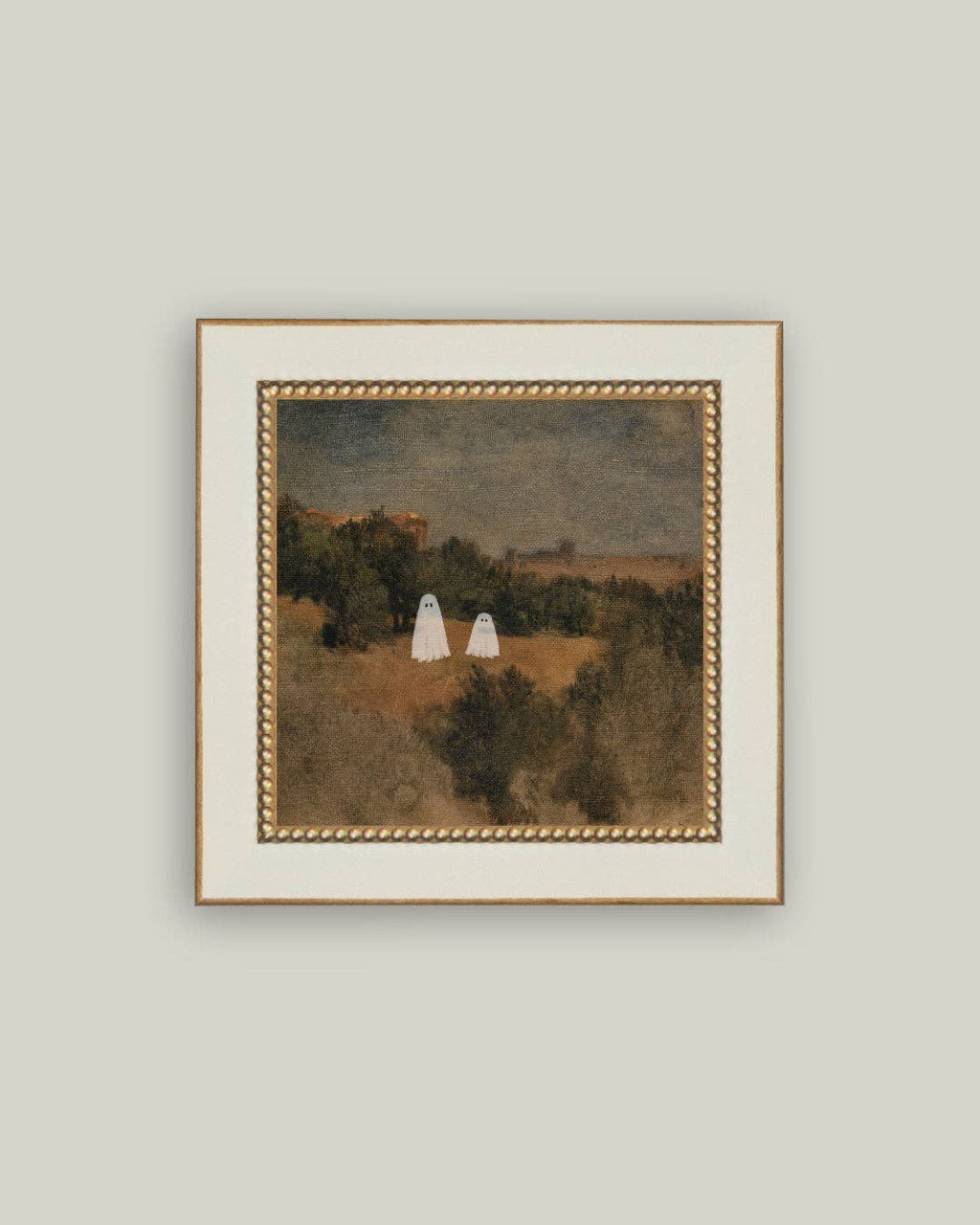 Haunted Desert Framed Antique Art