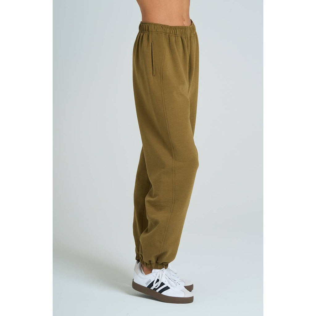 Textured Knit Jogger Pants