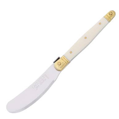 Jean Dubost Mini Spreader Ivory with Brass Detail