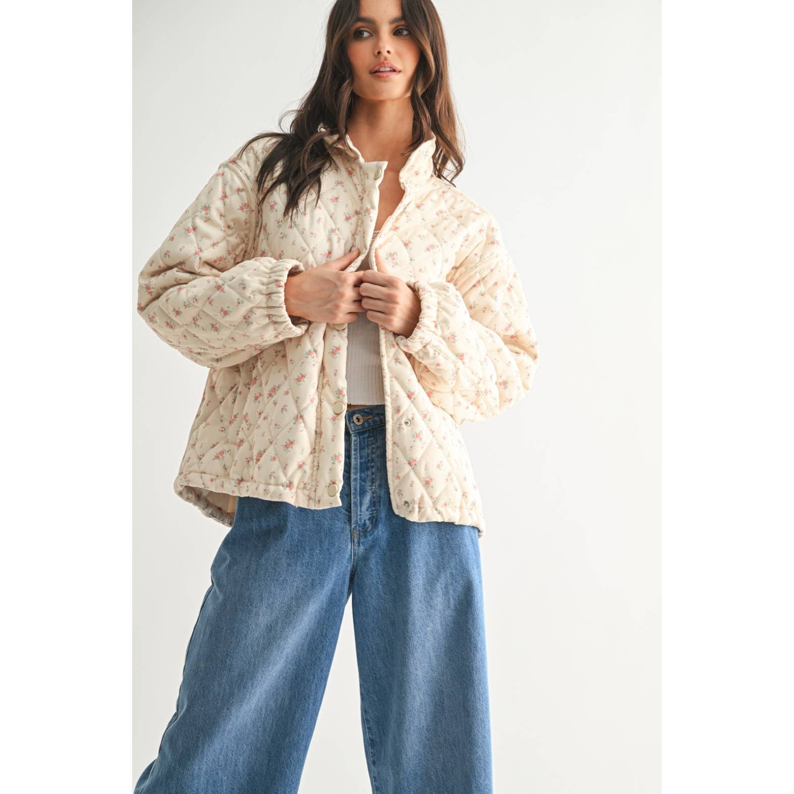 Floral Quilted Jacket