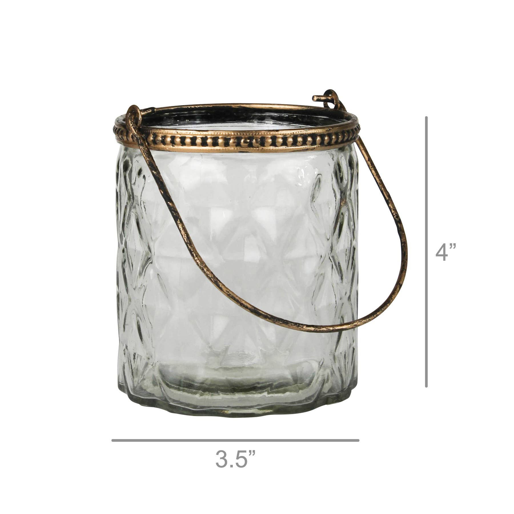 Fez Votive with Handle 4"