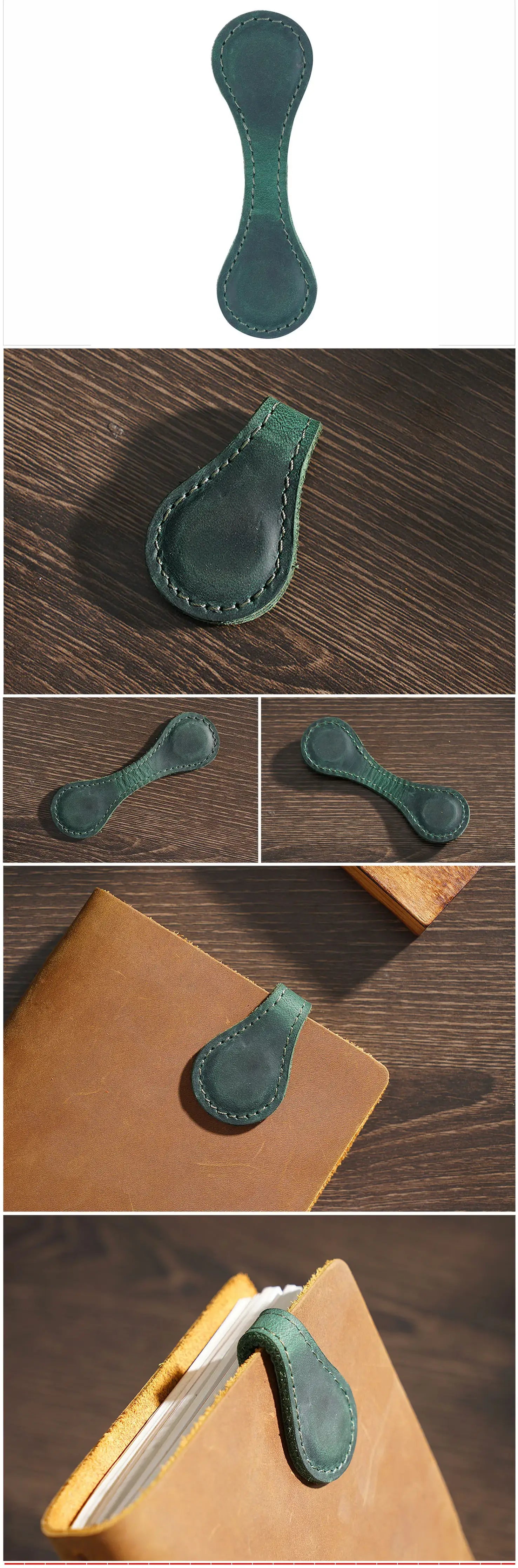 Leather Magnetic Bookmark