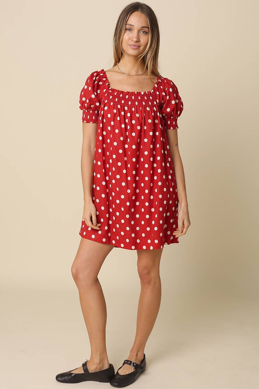 Ally Polka Dot Dress