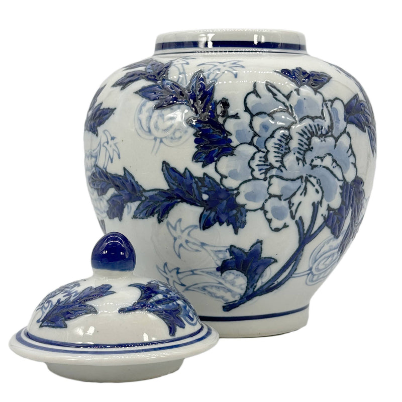Cobalt Bleu Ginger Jar