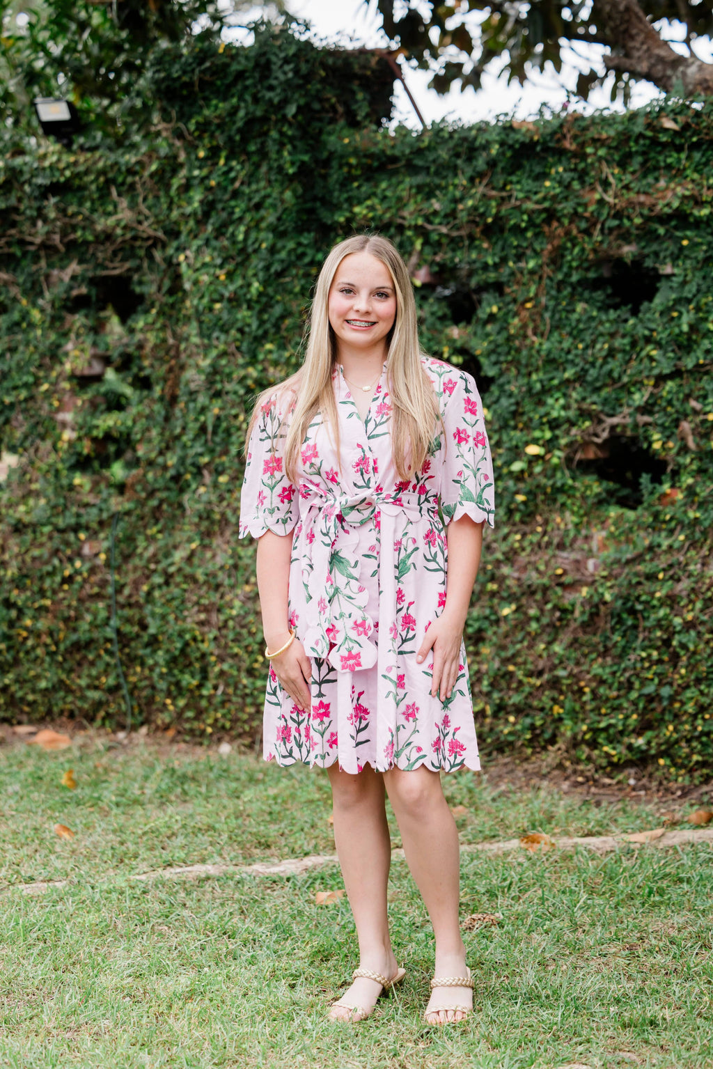 Rose D' Iris Grace Resort Floral Mini Dress
