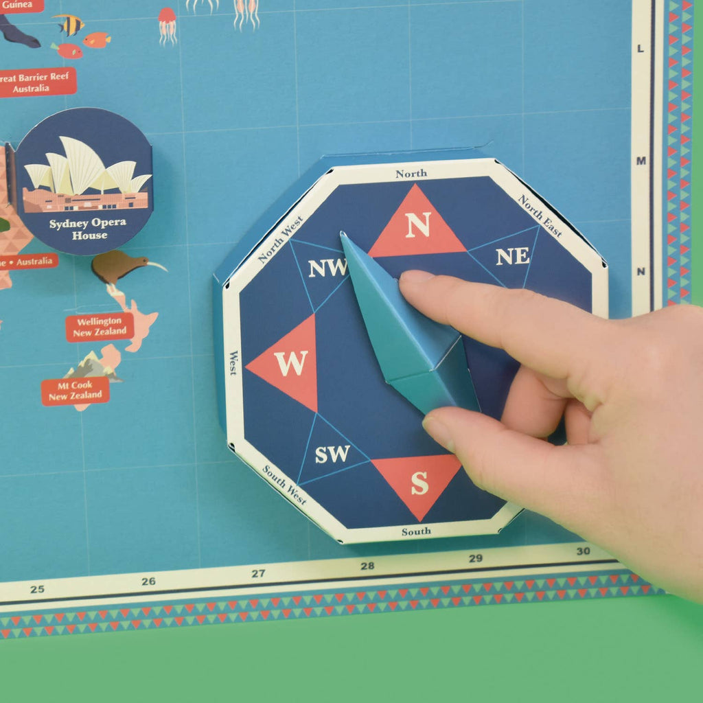 Create Your Own Giant World Map - Interactive map kit