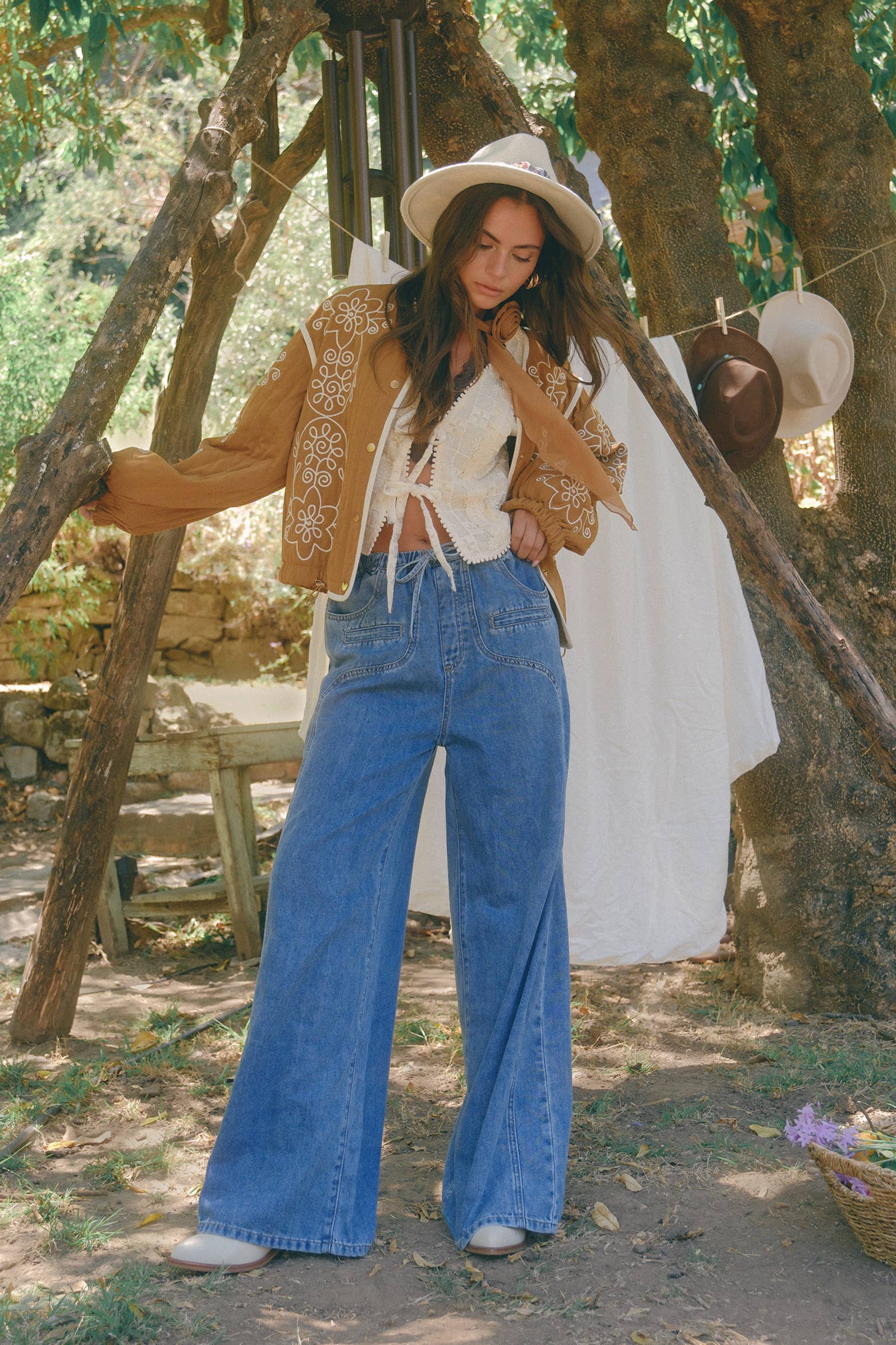 Embroidered Quilted Western Jacket