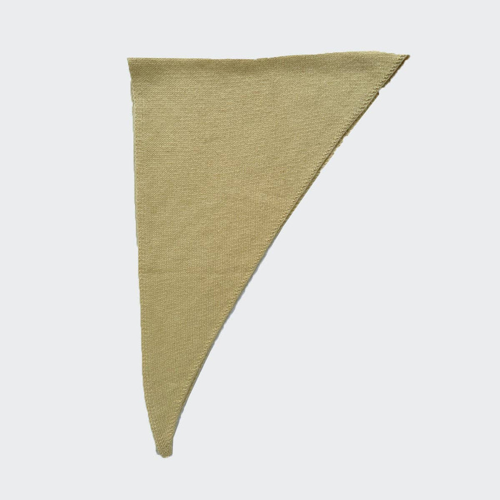 Wool Blend Rabbit Hair Triangle Scarf