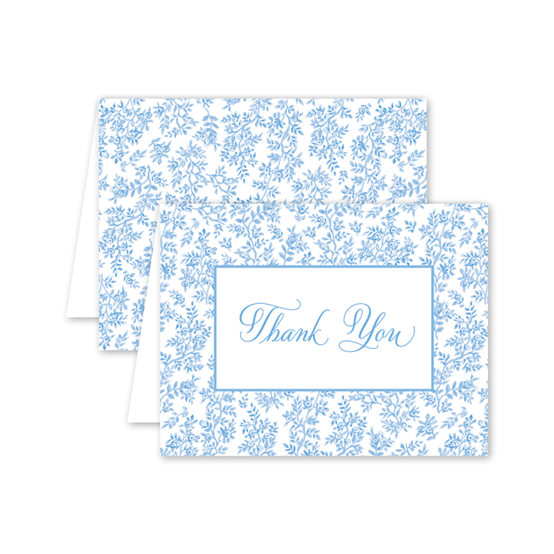 Spring Chinoiserie Boxed Thank You Cards