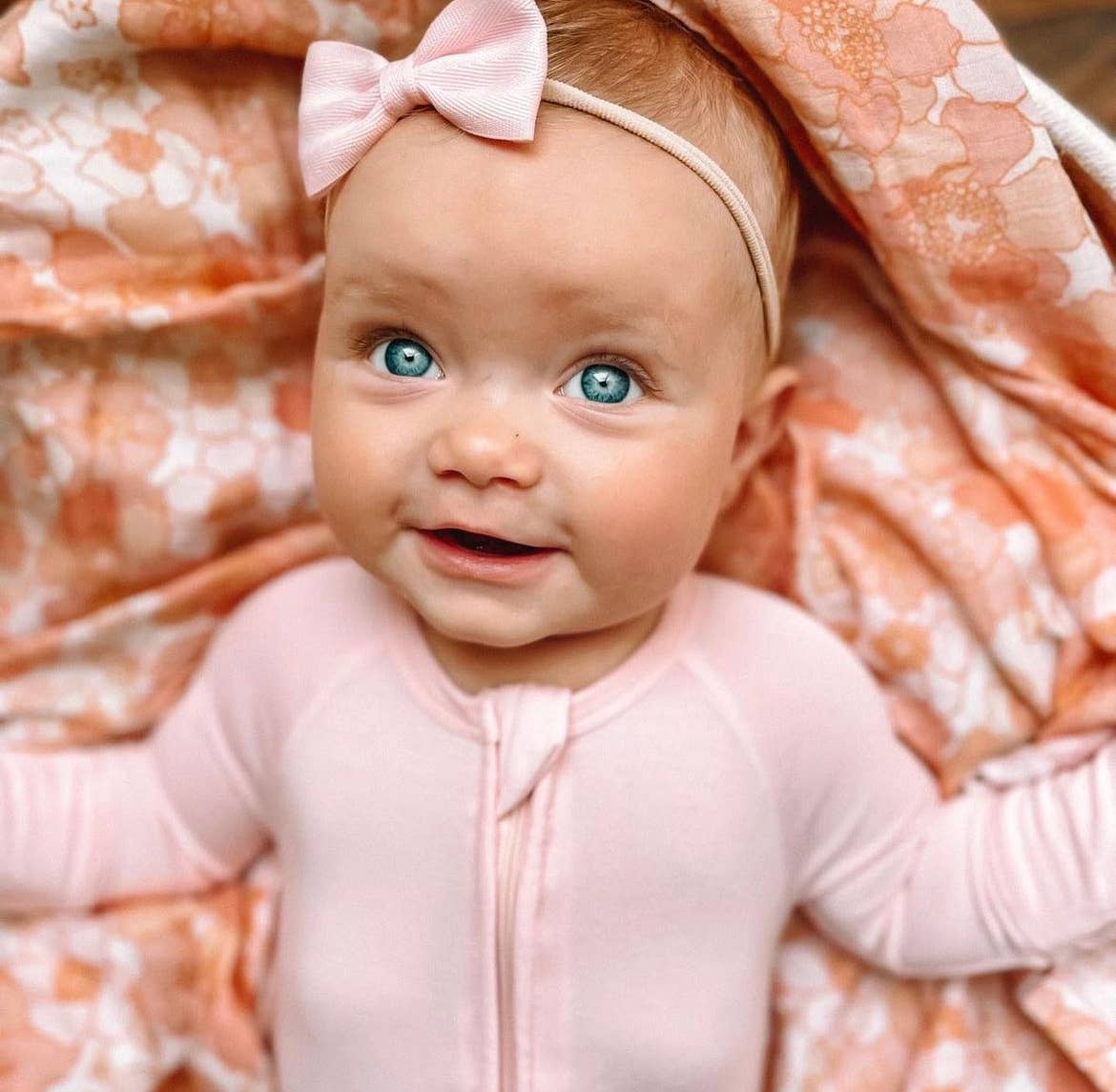 Bamboo Convertible Romper in Pink Sand