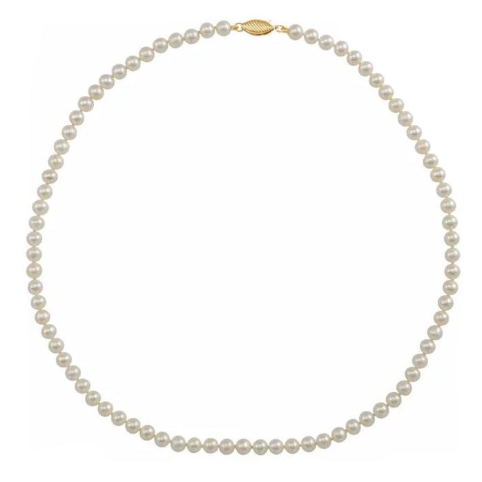 Round Pearl Necklace