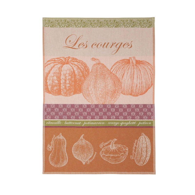 Rouille Courges - Jacquard Tea Towel in Cotton