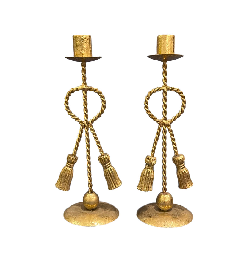 Rope Candlestick Holders