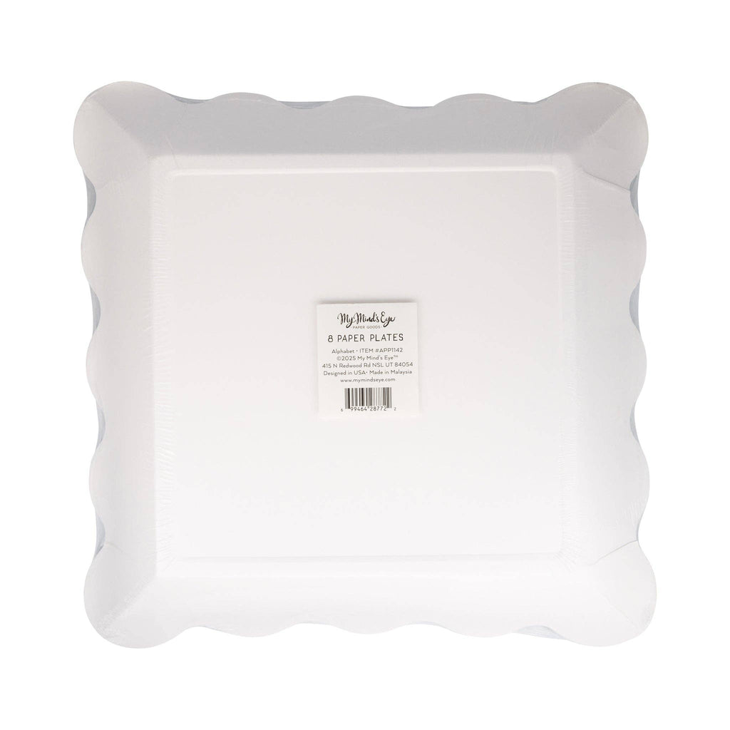 Alphabet Paper Plate