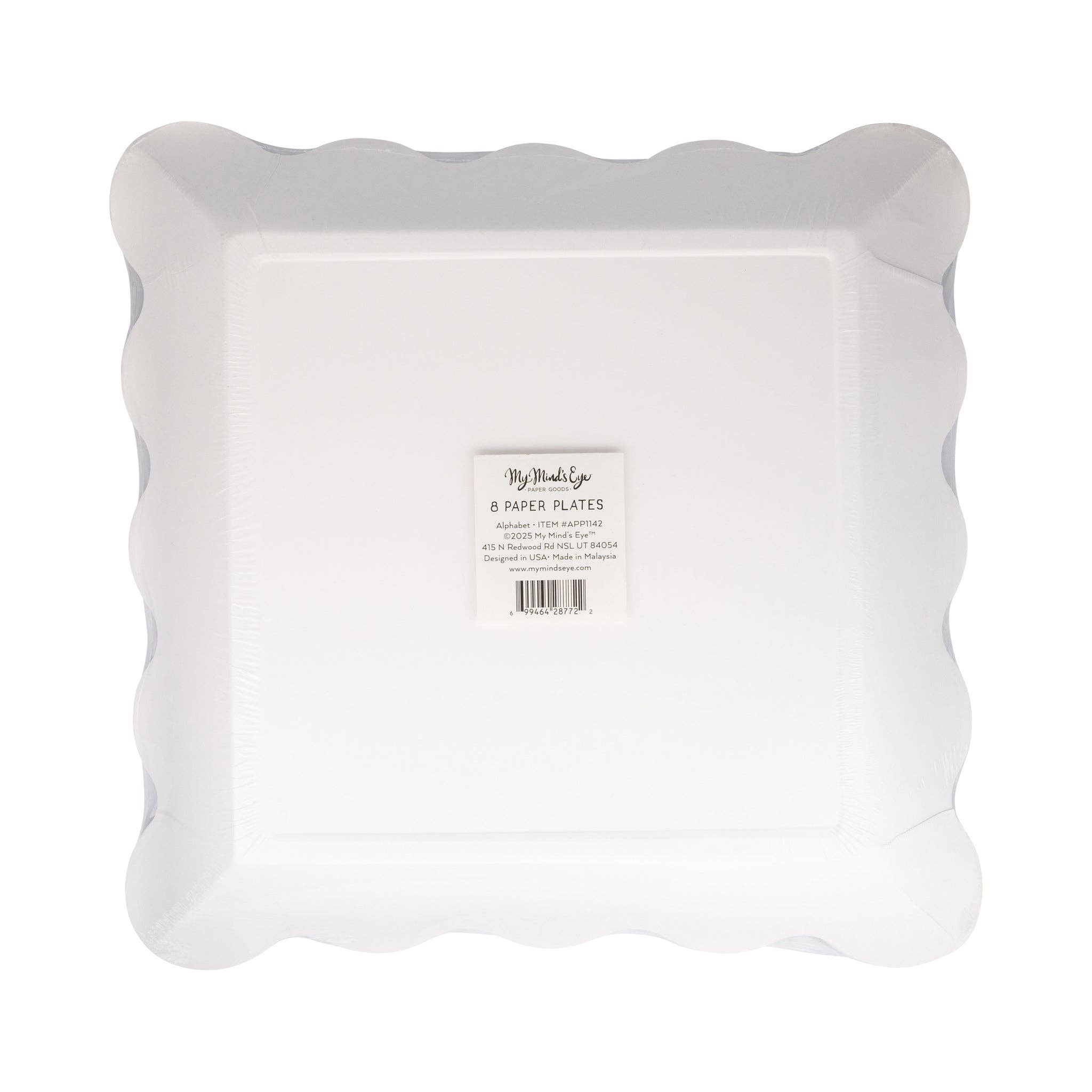 Alphabet Paper Plate