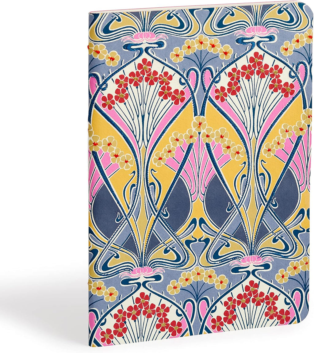 Liberty Ianthe Lichen Handmade Embroidered B5 Journal