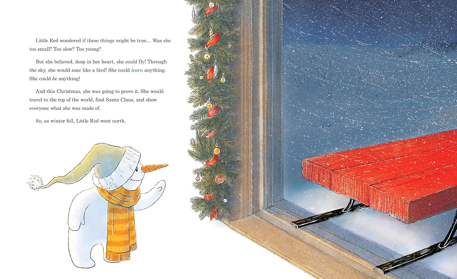 Little Red Sleigh: A Heartwarming Christmas Book