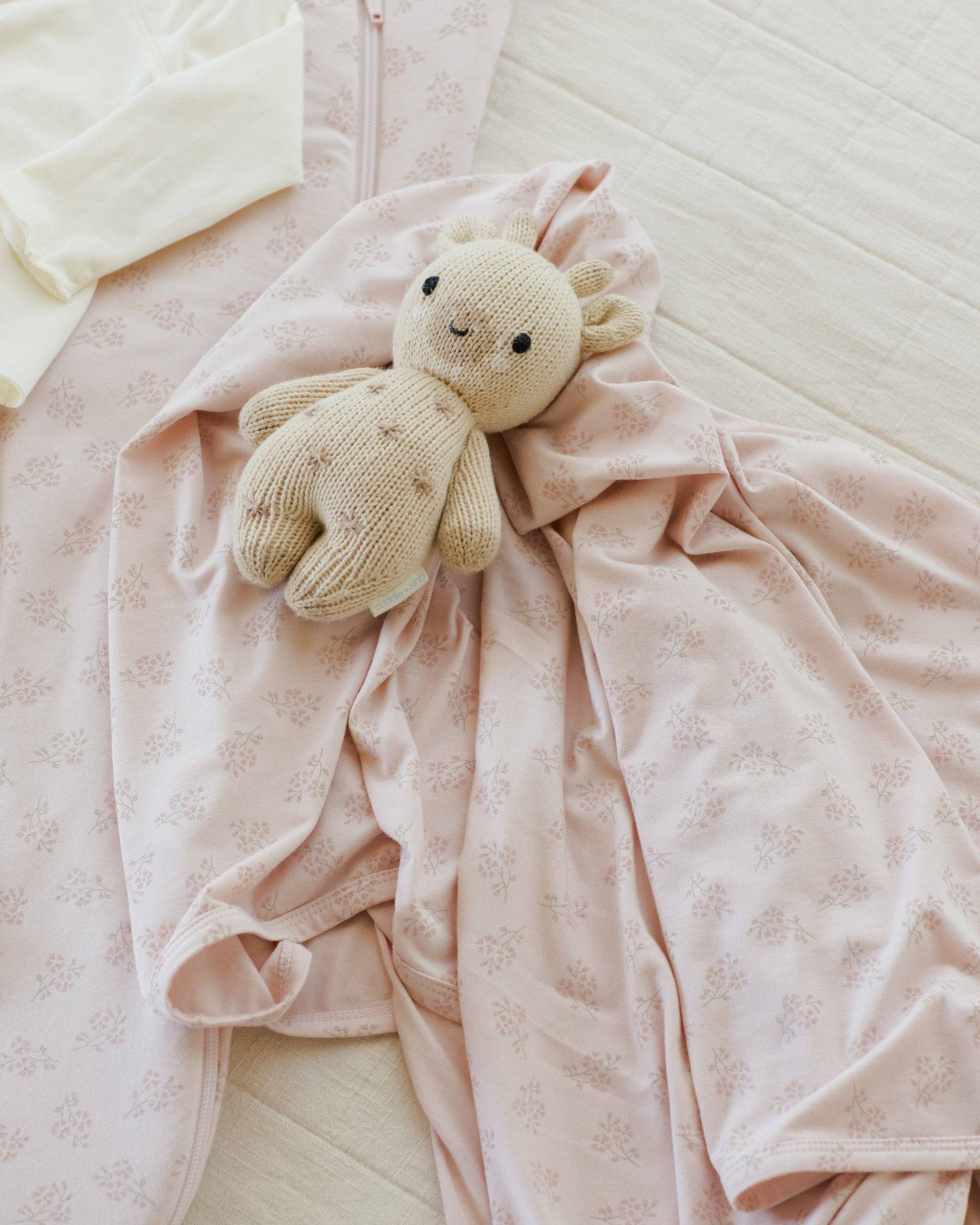 Pink Blossom Modal Baby Swaddle