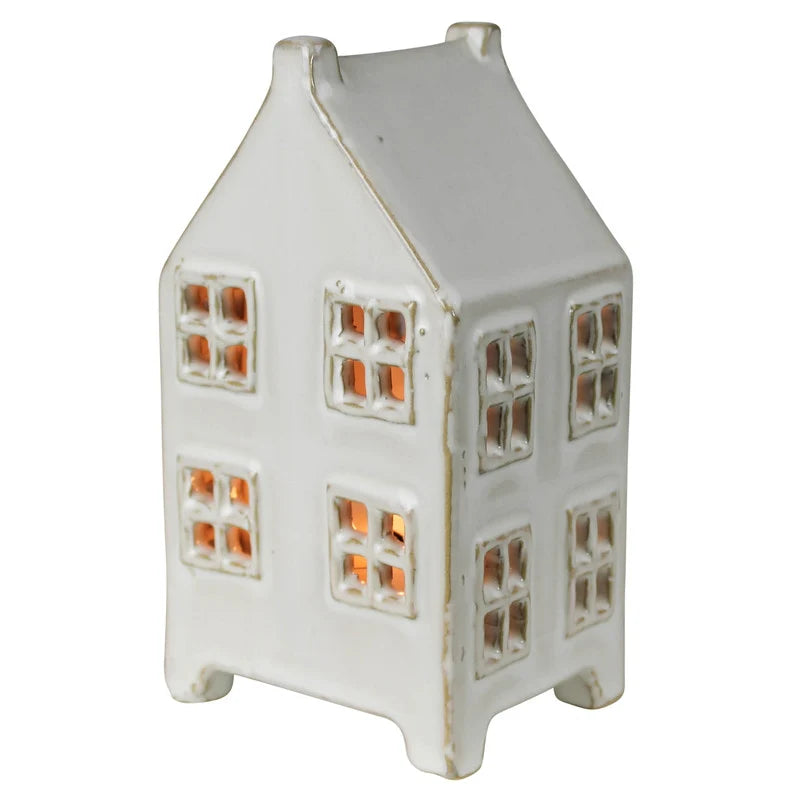 Tall Ceramic Tealight Cottage