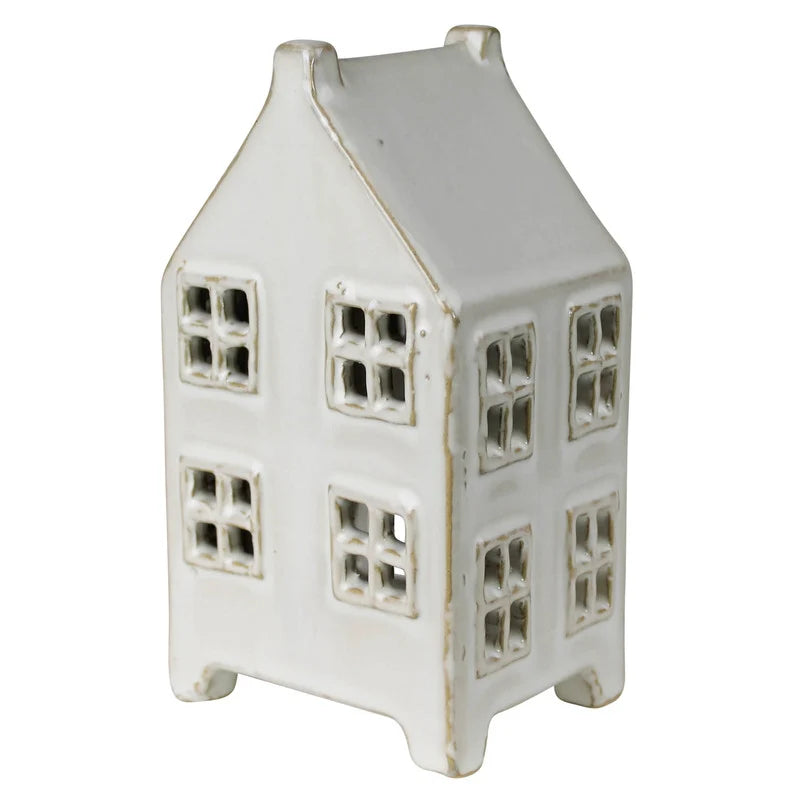 Tall Ceramic Tealight Cottage