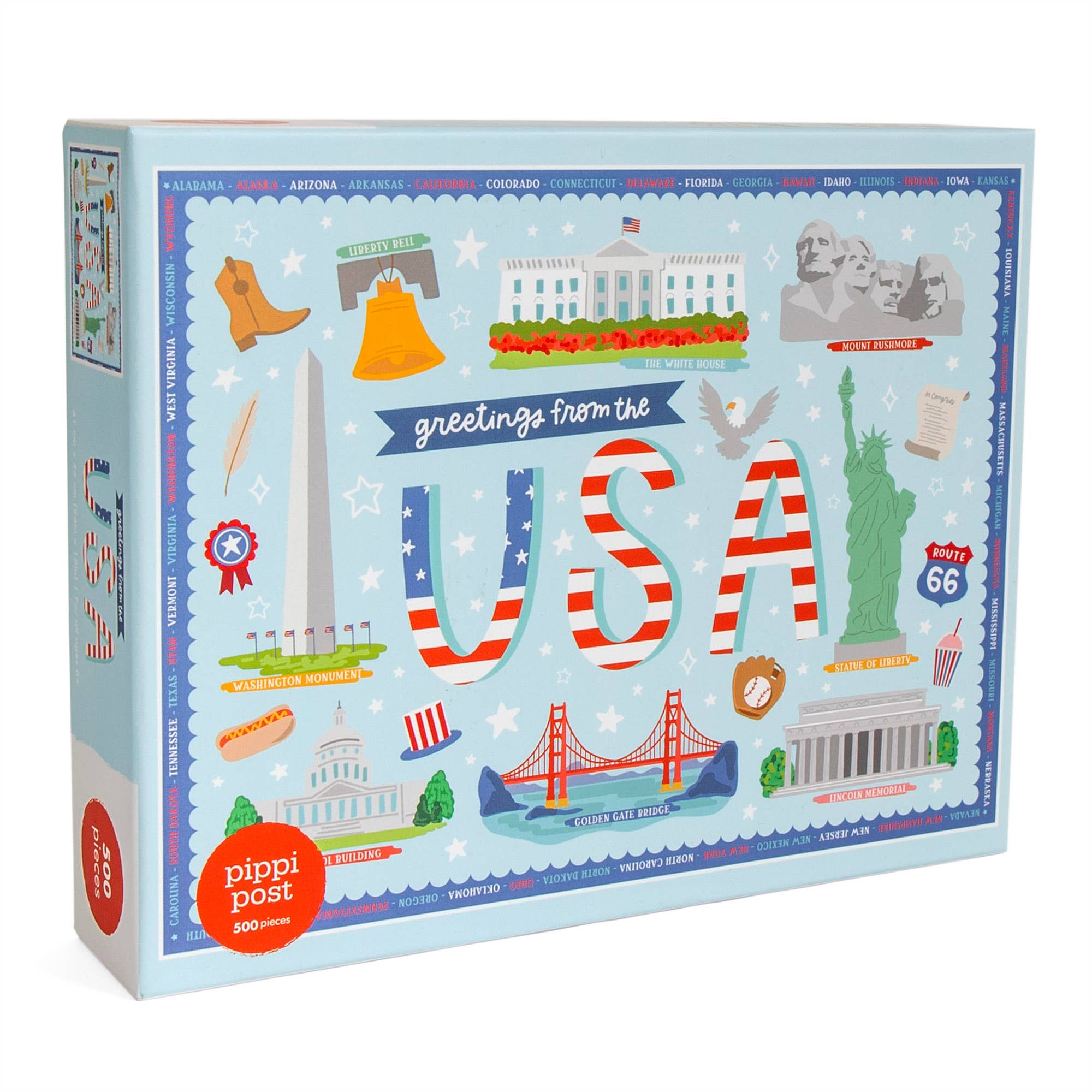Greetings from the USA Jigsaw Puzzle