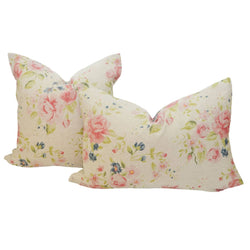 Signature Linen Multi Floral Pillow Cover