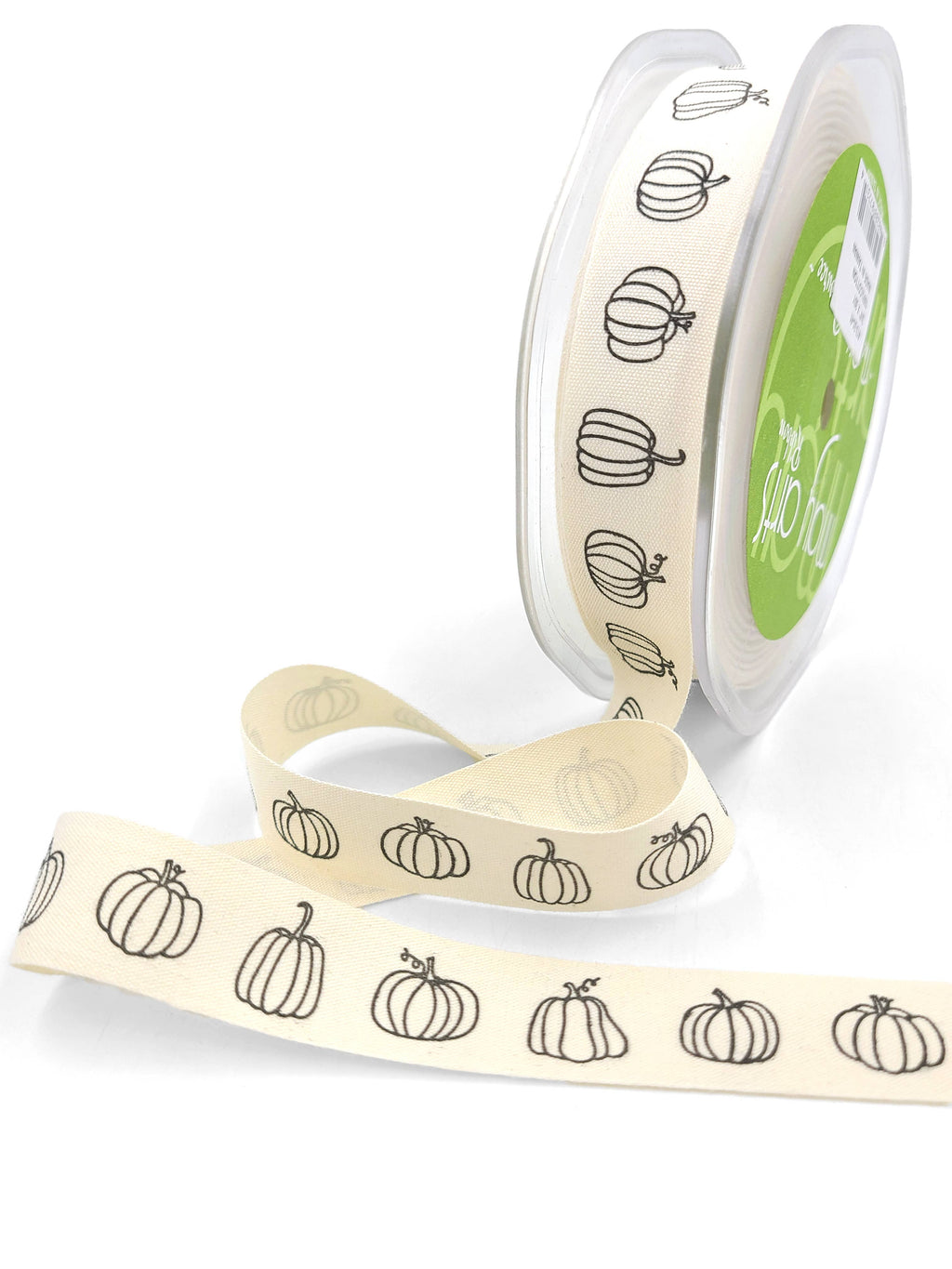 Pumpkins Print 100% Cotton Ribbon