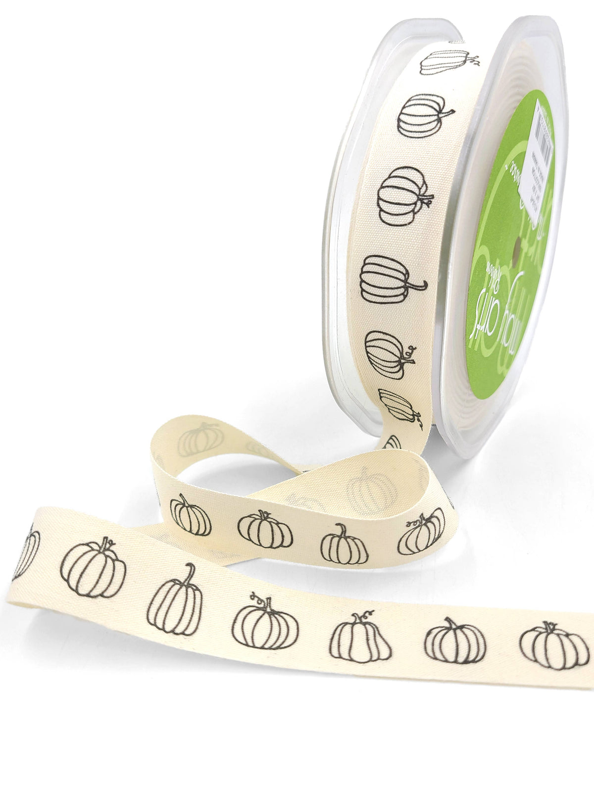 Pumpkins Print 100% Cotton Ribbon